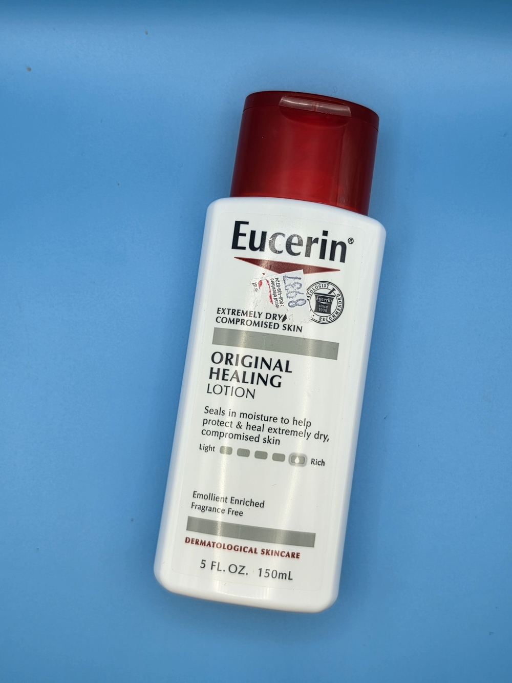 Eucerin Original Healing Lotion - White with Red Cap